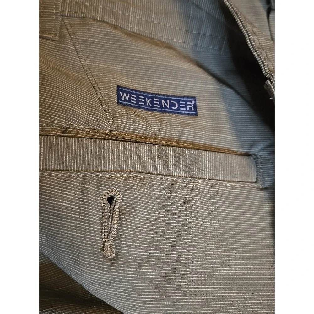 Weekender Casual Life Mens 42 Gray Golf Shorts Stretch Flat Front Performance